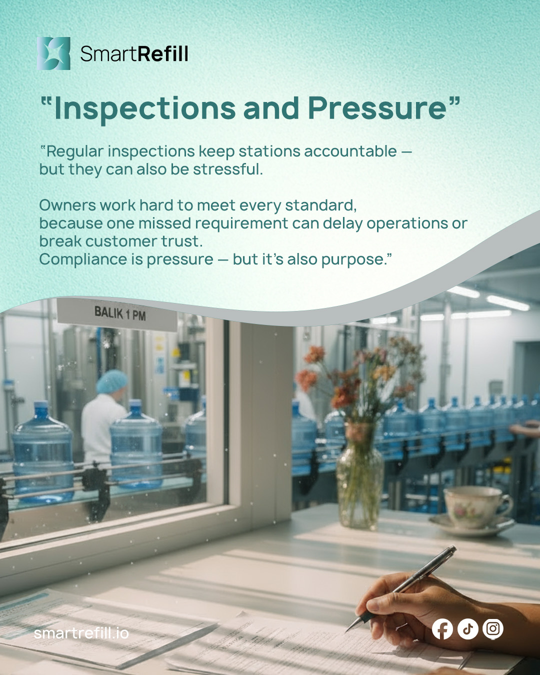 Smart - “Inspections can be stressful — but they remind us why we do ...