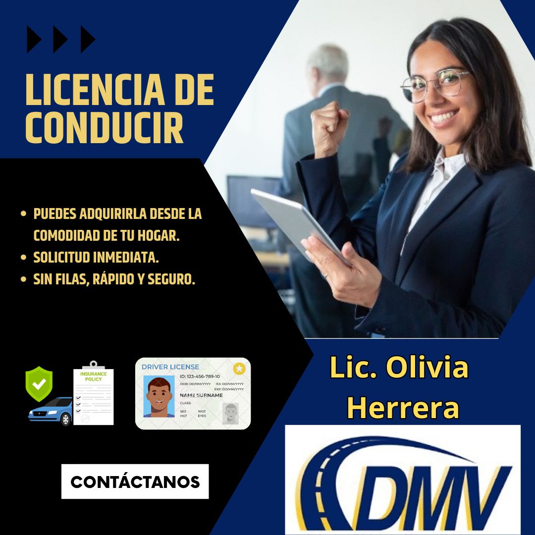Licencias de Conducir - Lic. Olivia Herrera DMV | Facebook