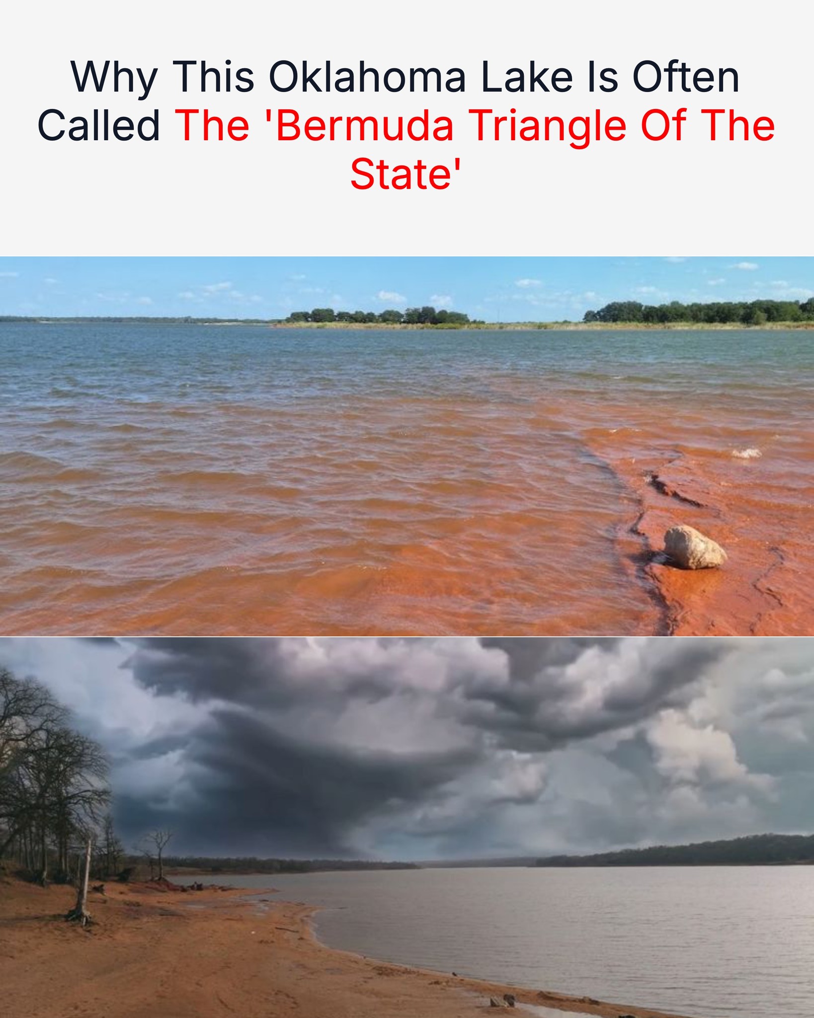Red clay water, vanished boaters, horse-sized octopus legends, and