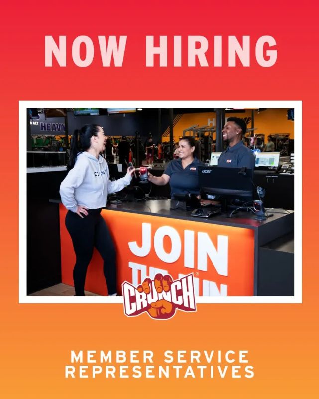 Crunch - NOW HIRING! Be part of the brand new Crunch Fitness team! We ...