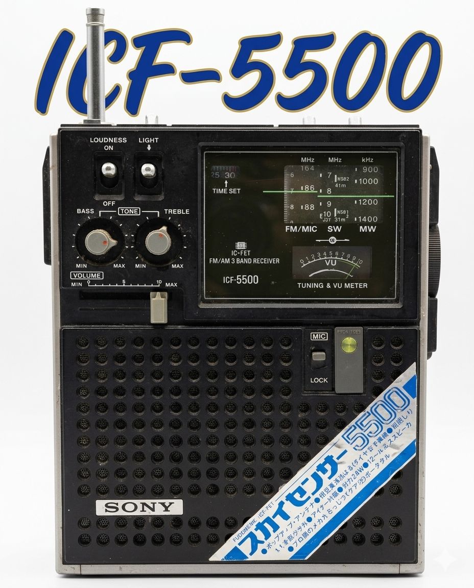 Sony ICF-5900 Skysensor 5900 portable radio features