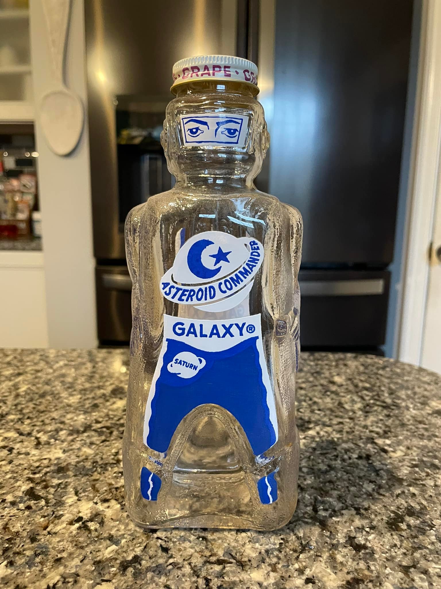 1953 Space Foods Company galaxy spaceman soda syrup bottles! Love