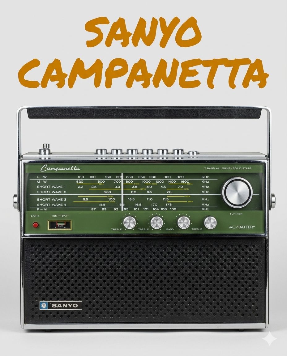 Sanyo all wave radio collection years unknown
