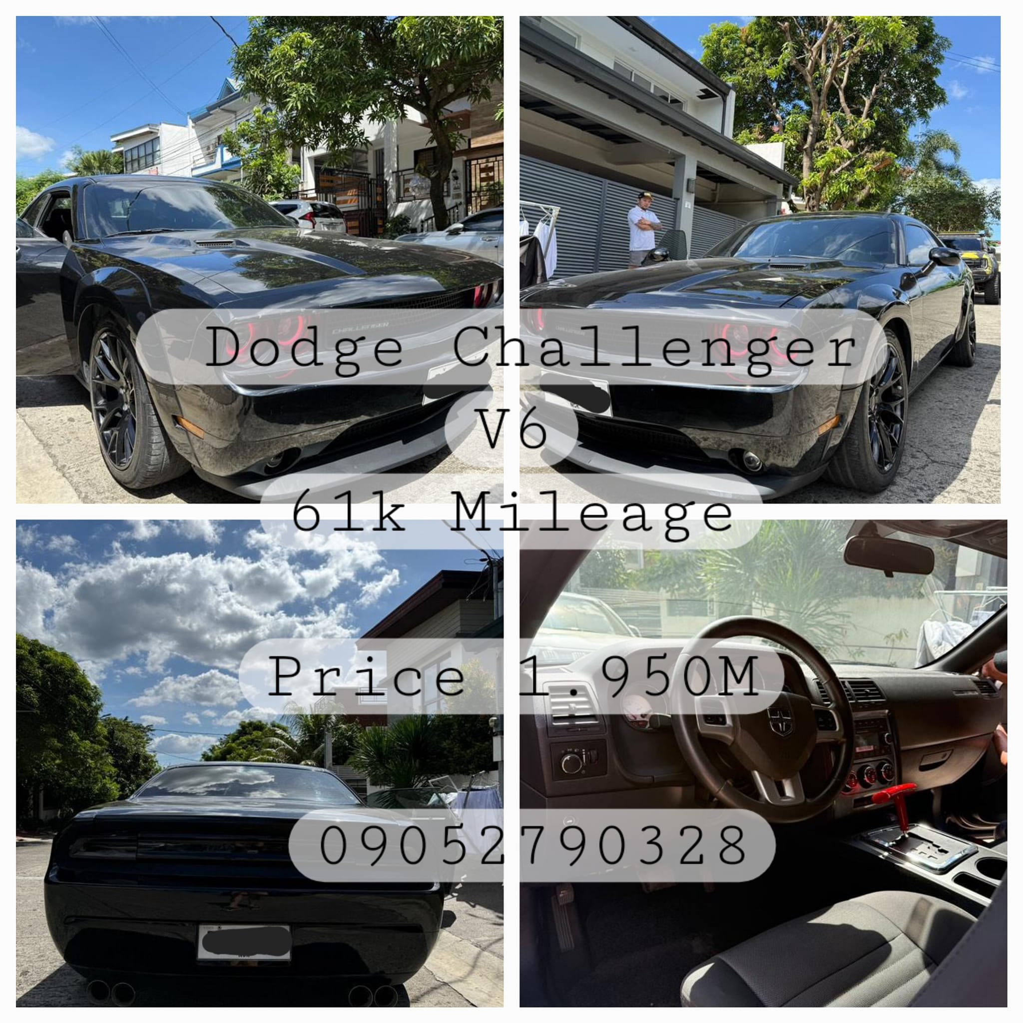 FOR SALE DODGE CHALLENGER V6 ENGINE ORIGINAL SRT RIMS HELLCAT