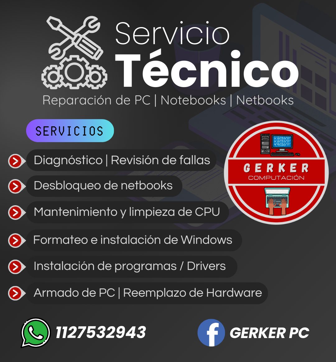 TRUEQUE RAFAEL CASTILLO BARRIO CENTRAL | 💻 SERVICIO TÉCNICO DE PC ...