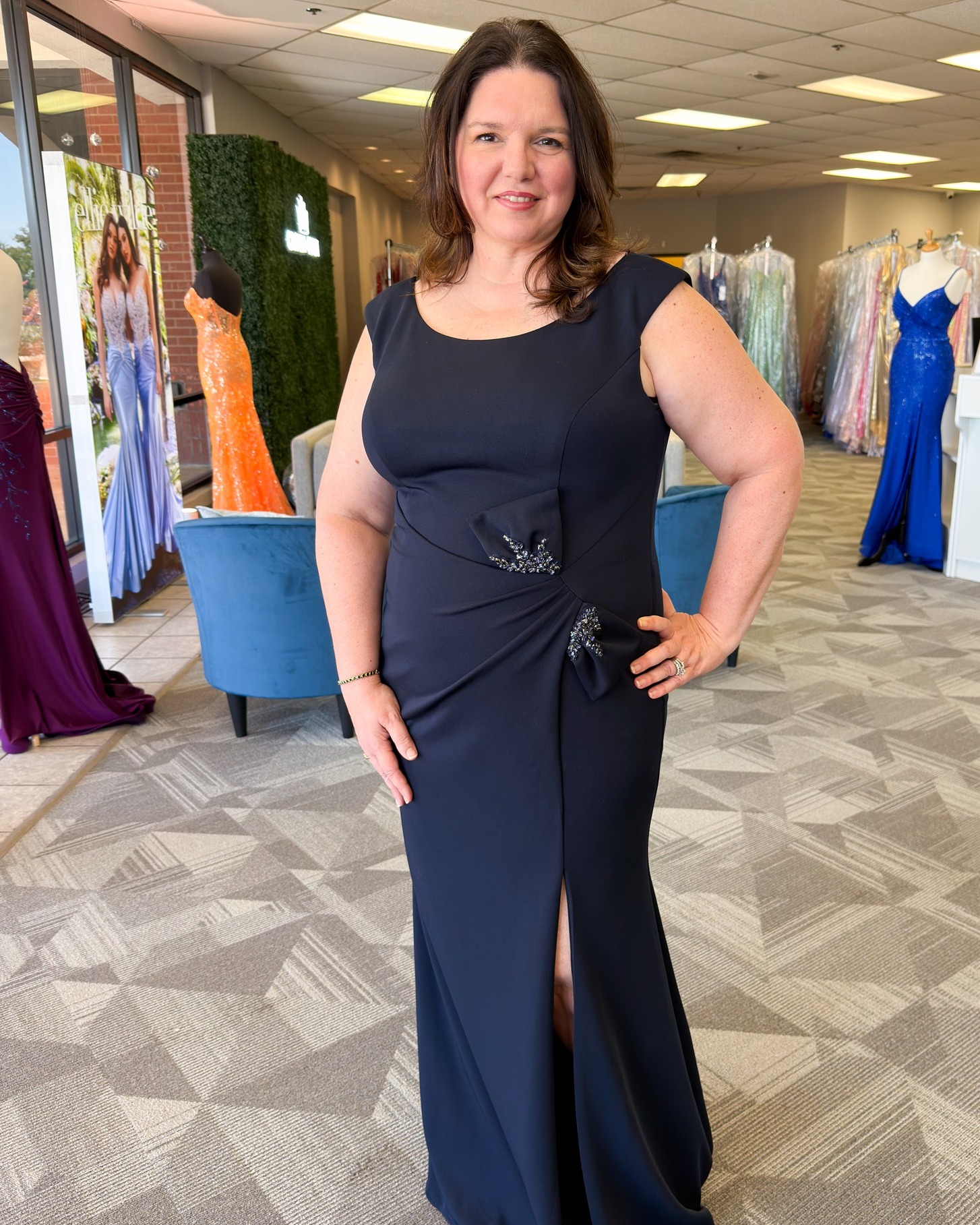 holiday dresses with sleeves Evergreen Velvet Sequin Sleeve Dress – Party Outfit Size:US 20/UK 22/EU 50 1950s Style Short Vintage including weddings Grape
