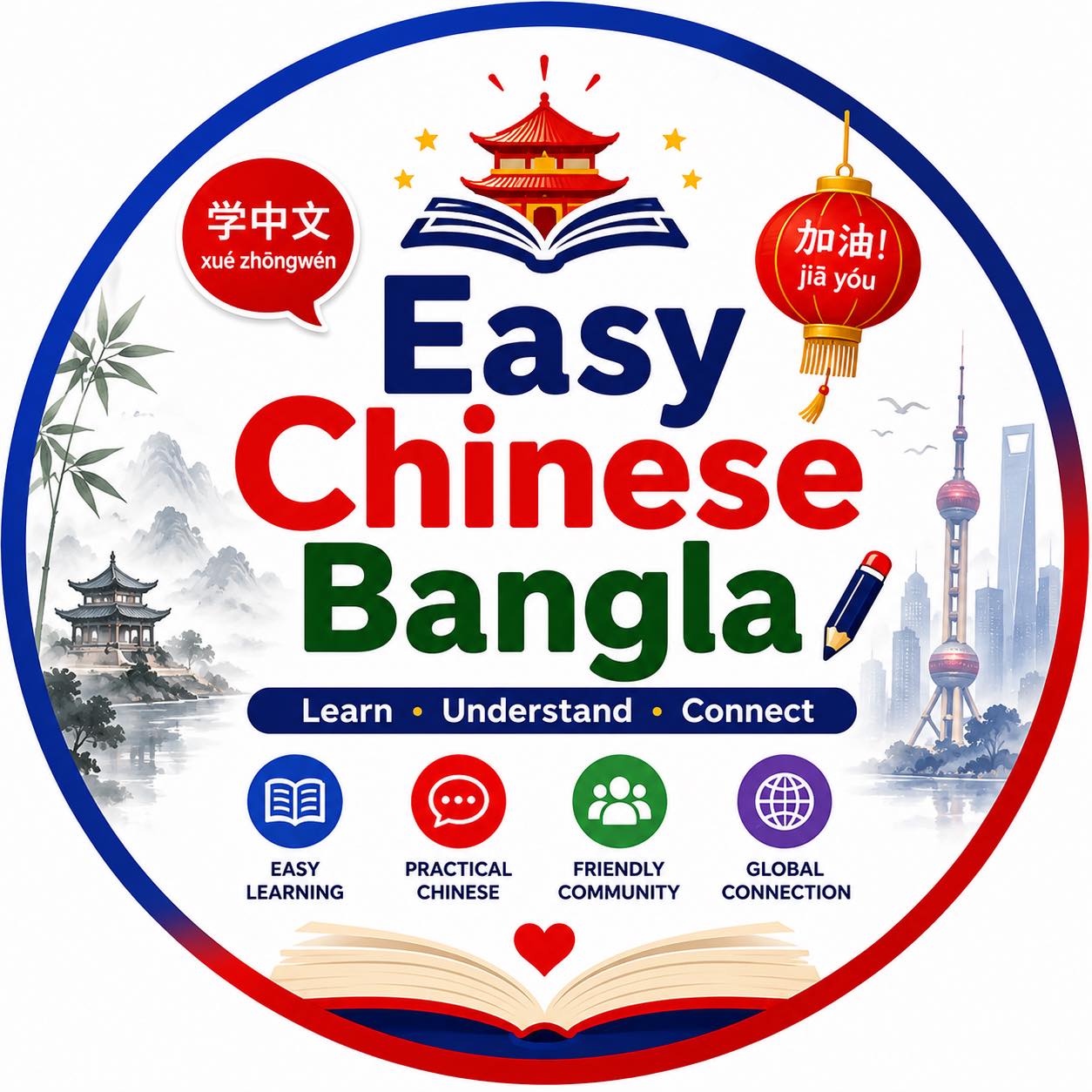 Slow Daily Chinese for beginners: I can speak Chinese language. # ...