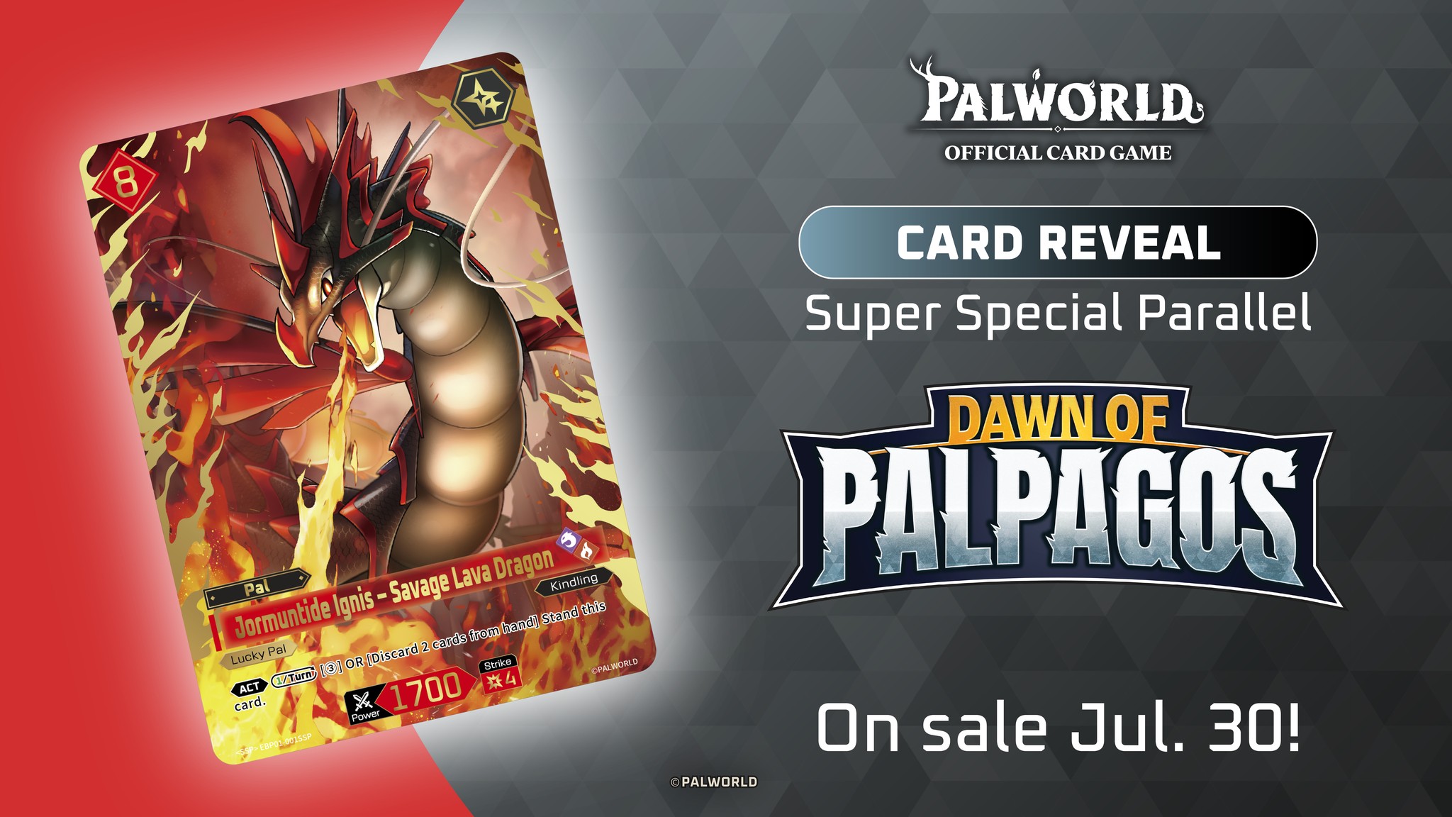 Palworld Official Card Game booster pack 