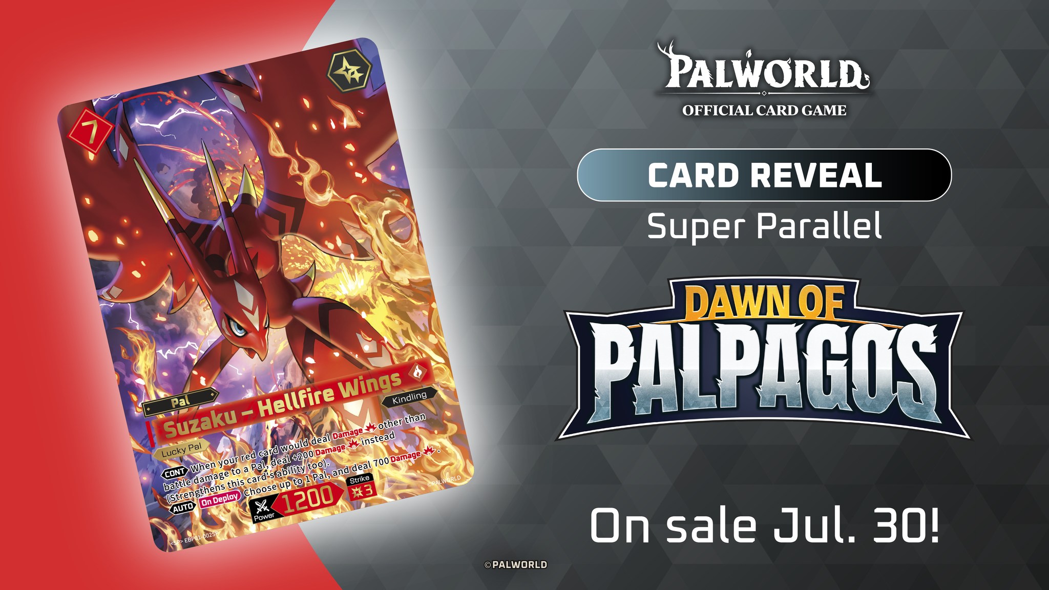 Palworld Official Card Game booster pack 