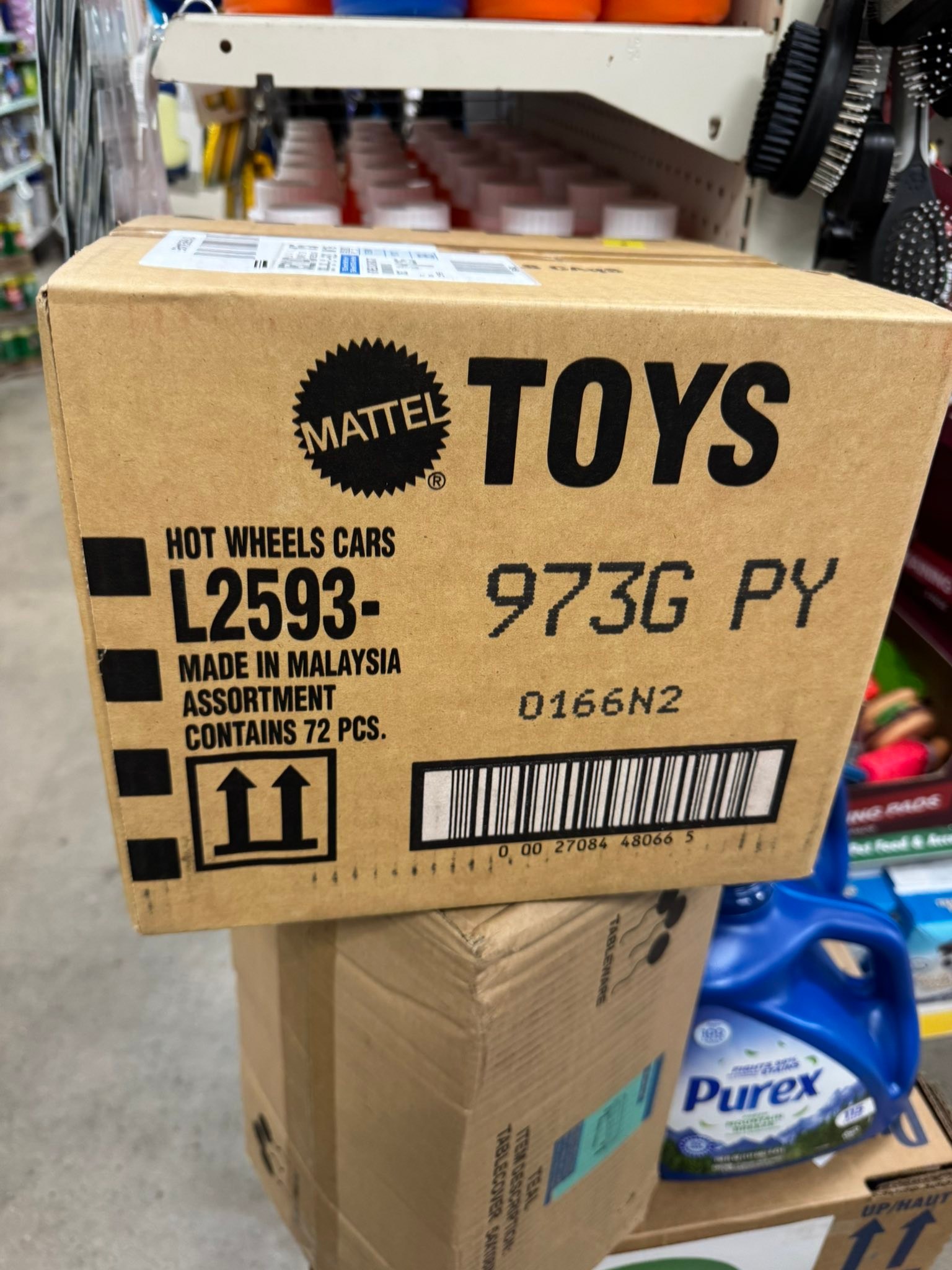 Hot Wheels treasure hunt at Dollar Tree