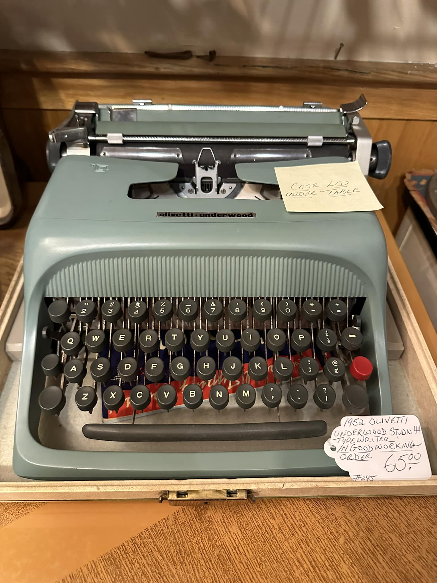 Is this Olivetti Underwood Studio 44 typewriter a good deal at $65?