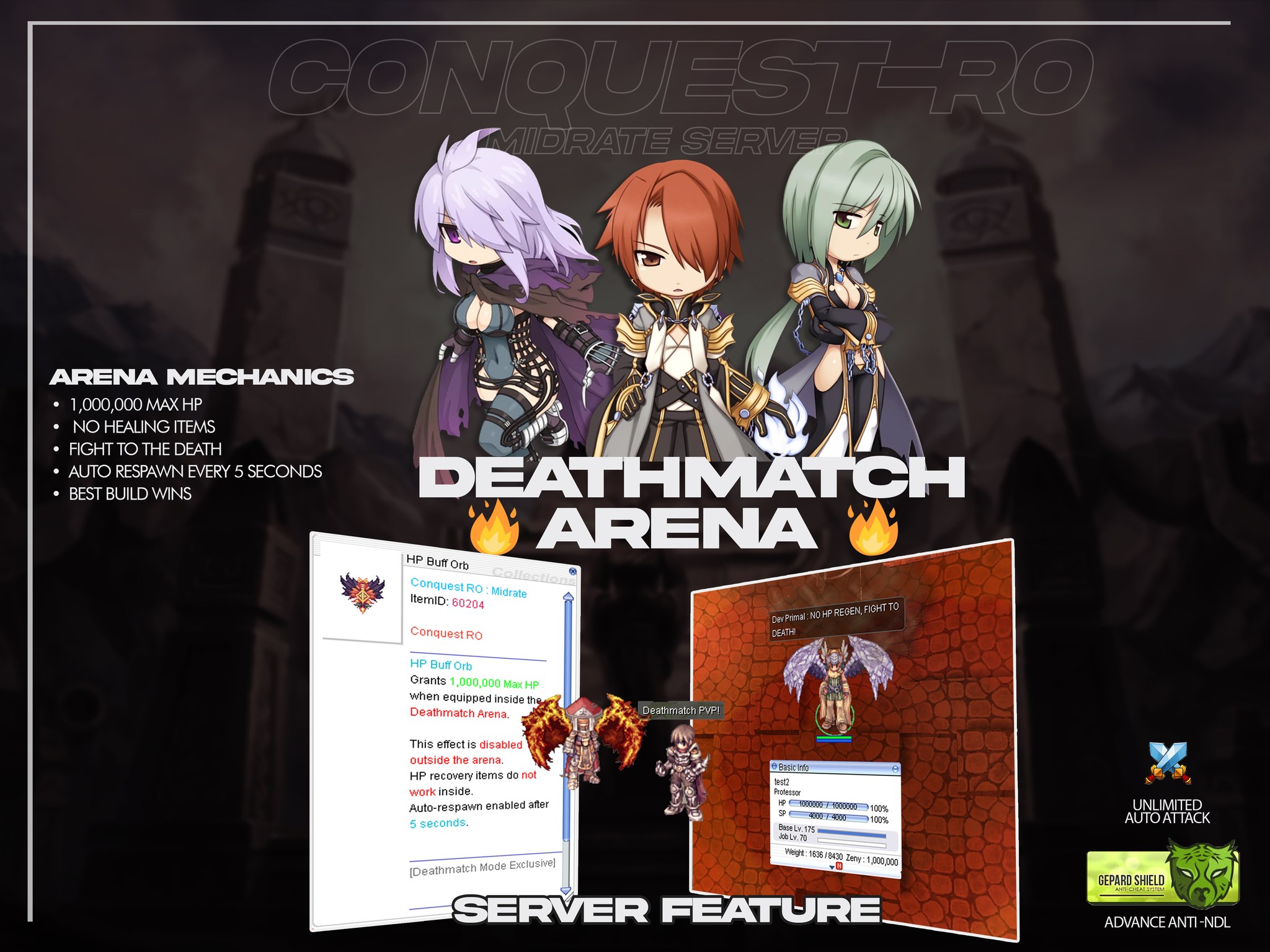 Conquest - 🔥 Conquest RO : Midrate – Exclusive Server Feature! 🔥 ⚔️ ...