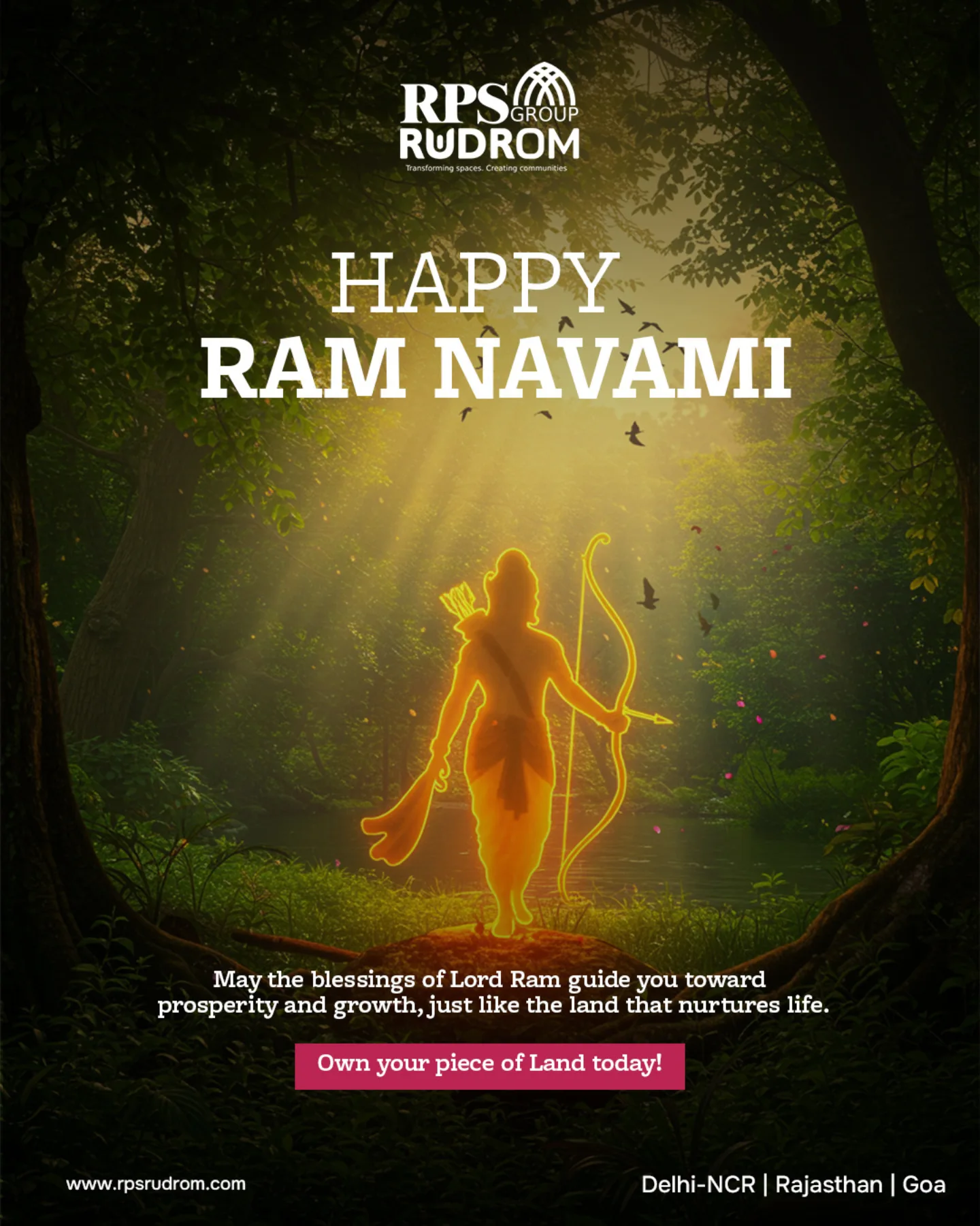RPS - Happy Ram Navami - May Lord Rama Bless you with infinite courage ...