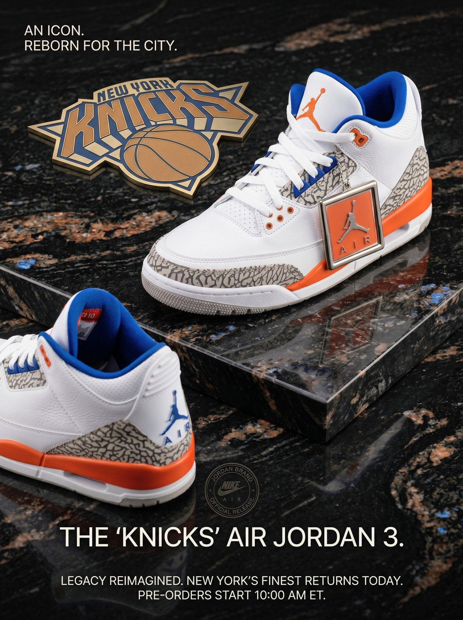 Spike Lee previews his Air Jordan 3 “Knicks” PE ahead of Game 3