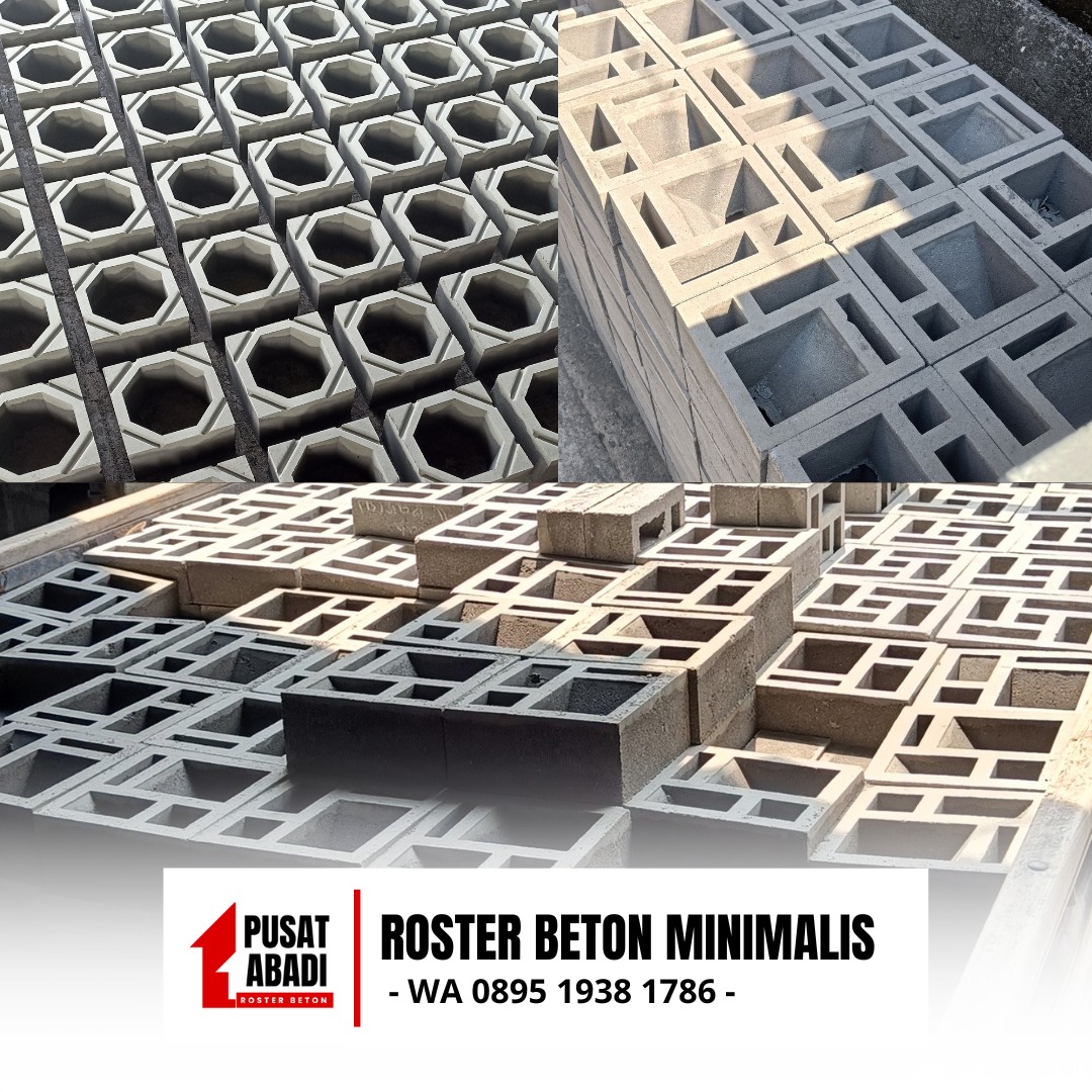 Pusat Roster Beton Minimalis 20x20 di Mojokerto | Mojokerto