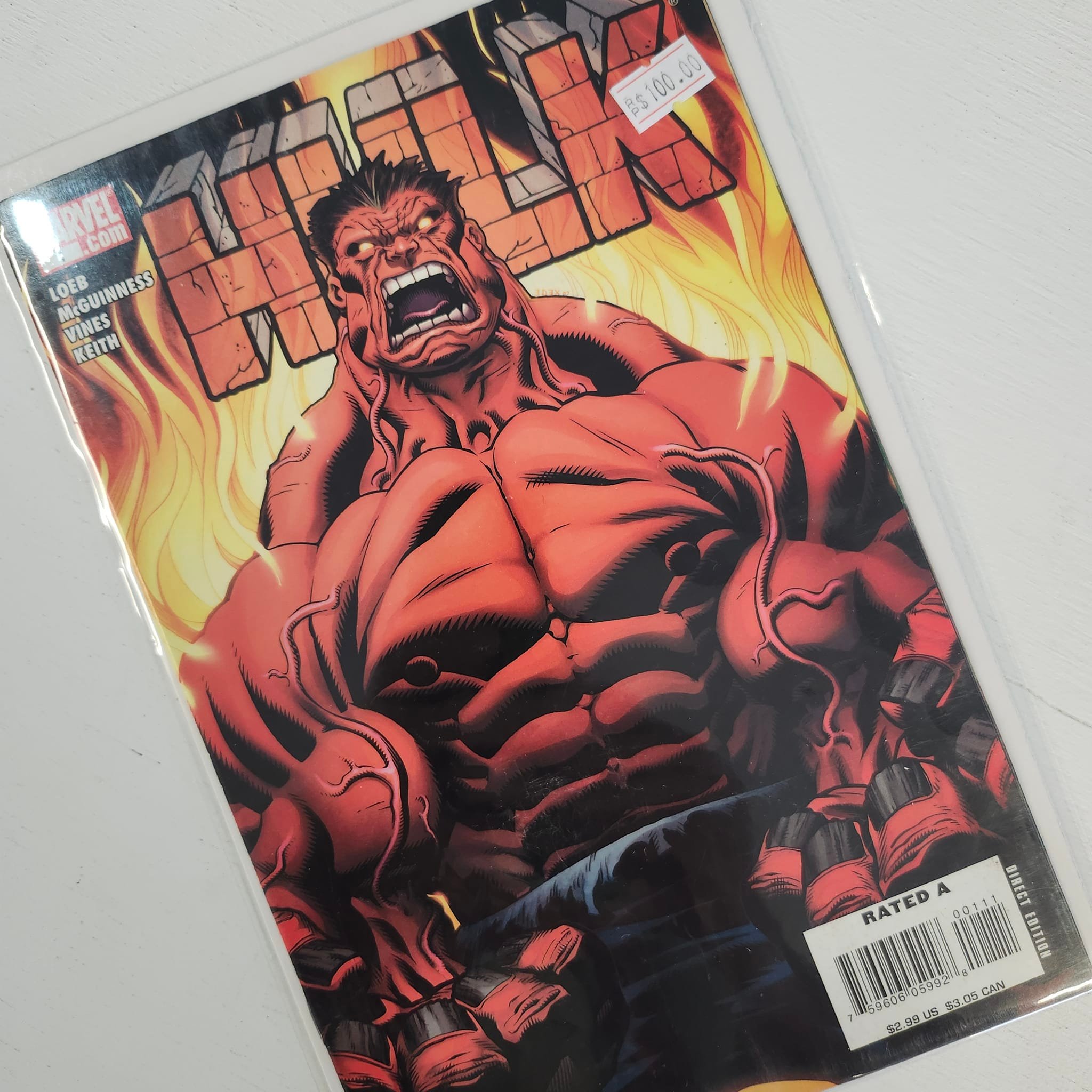 Figurine Iron Studios Marvel – Red Hulk – Minico, Peinte à La Main, Base Incluse, 23,1 X 21,1 X 16,8 Cm