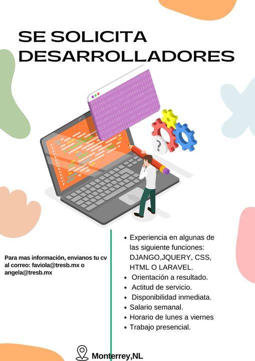 Bolsa de Desarrolladores & Programadores Mexico | Se solicita ...
