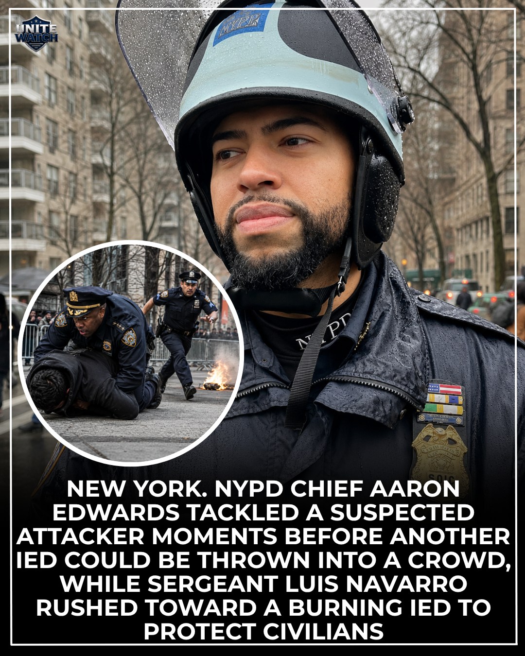 This Counterterrorism Bureau officer was in the right place at the