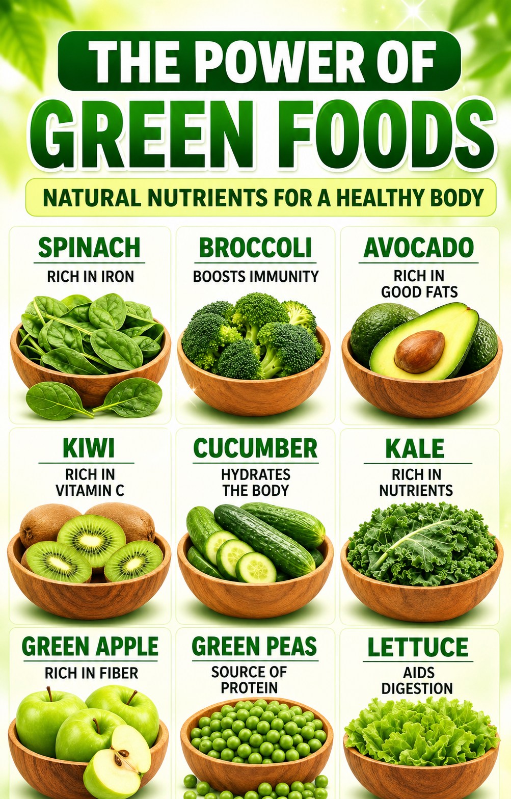 If your plate doesn't have a little green on it, that might be a red flag. 🚩🥬 Green foods like avocado, edamame, green beans, green bell peppers, green lentils and kiwifruit are