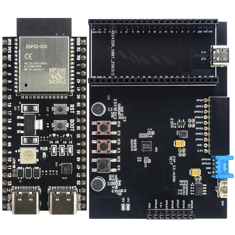 Carte De Développement Waveshare ESP32-S3 Mini (3PCS) - WiFi/Bluetooth 5 - Dual-Core 240MHz - 4MB Flash