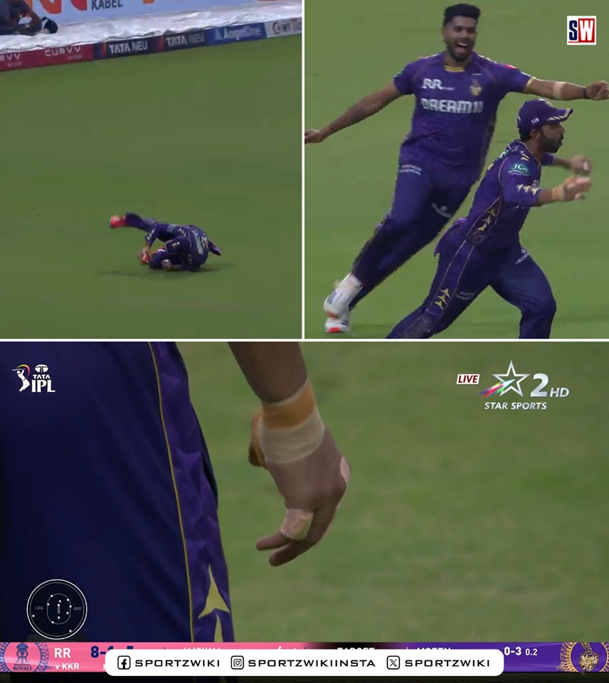 Sportz - Captain Ajinkya Rahane took a blinder having a slight injury ...