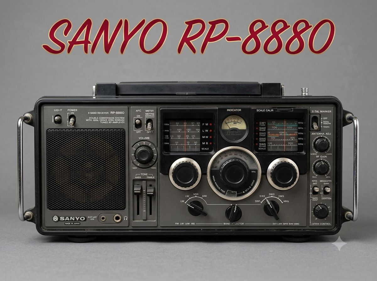 80s vintage SANYO Sanyo RP8700 Pulsar FM/MW/SW1-4 (FM/Medium/Short
