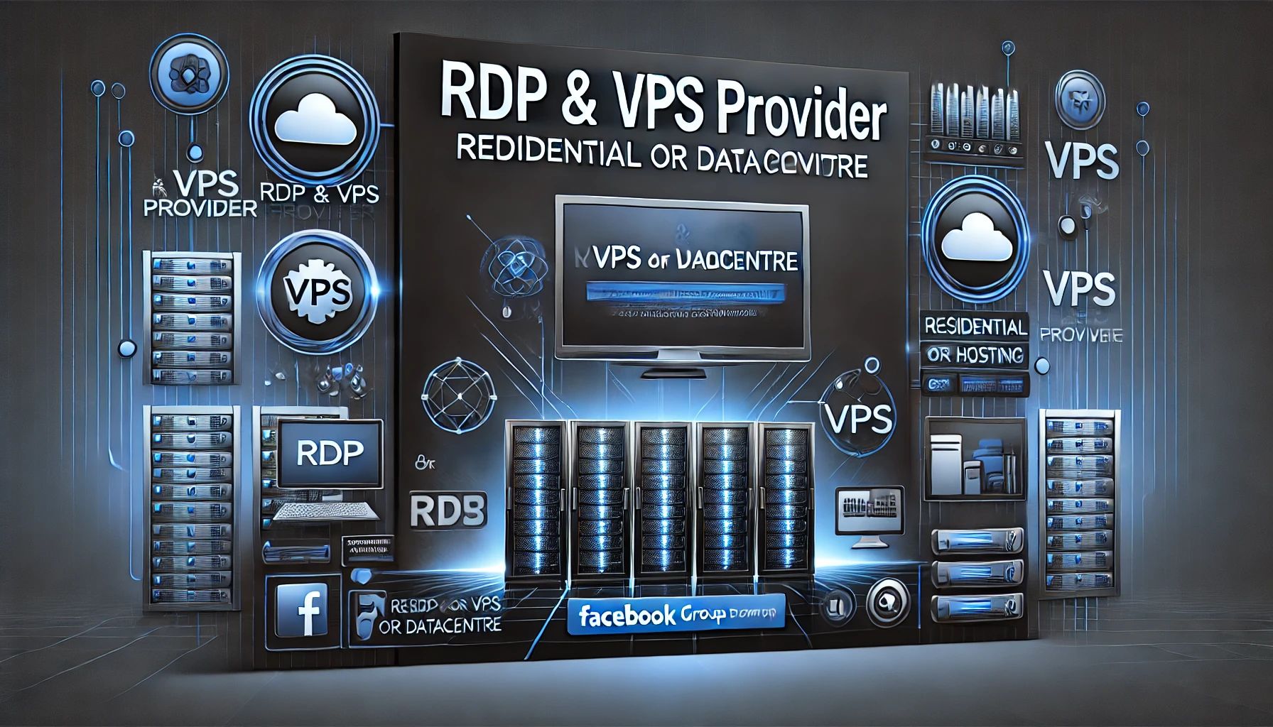 RDP & VPS Provider (Residential or Datacentre) | Facebook
