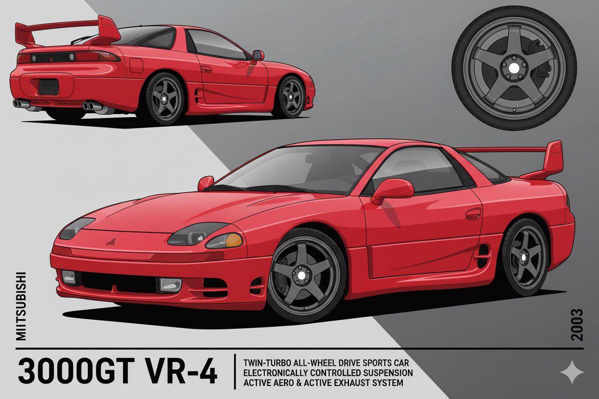 THIS or THAT' Clash of the Twin Turbo's Mitsubishi 3000 GT VR4 or