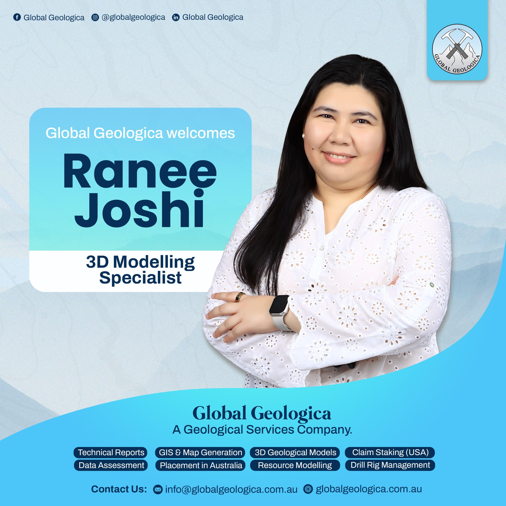 Meet Ms. Joshi, a 3D modelling expert... - Global Geologica