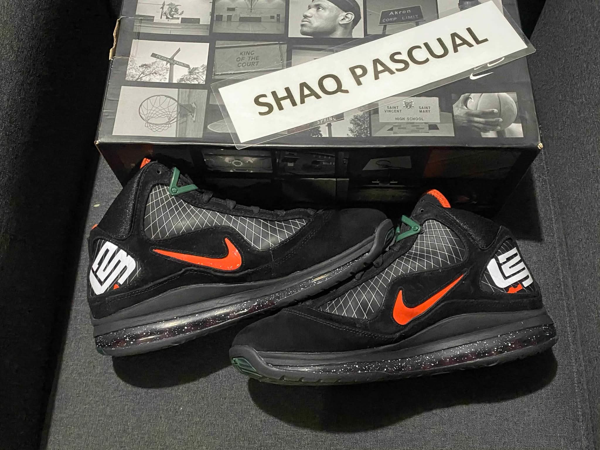 NIKE LEBRON 7 FAMU BLACK SIZE: 11.5 US PRICE: 2,999 FIXED 