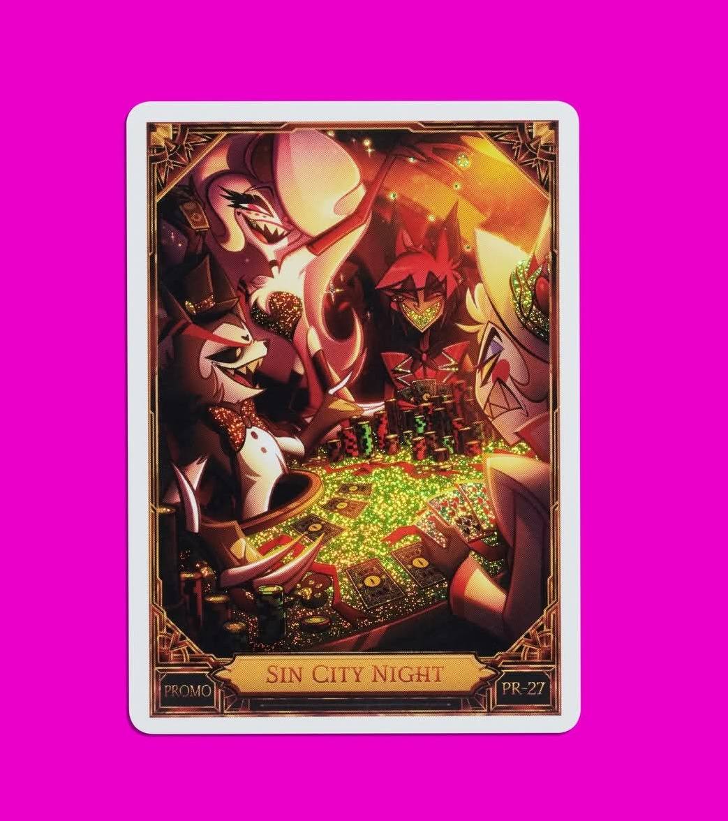 ハズビンホテル カード トレカ プロモ SIN CITY NIGHT PR-27 Can someone get Sin City Night promo card at LVL Expo?