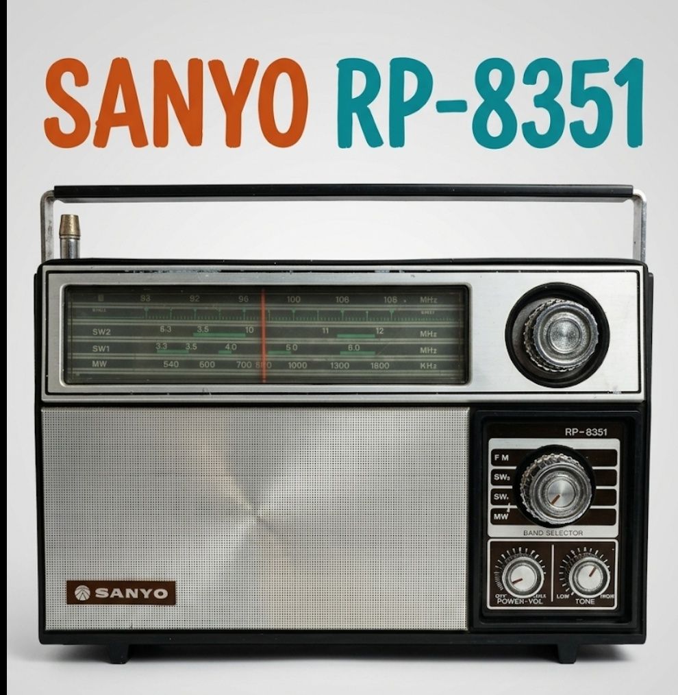 80s vintage SANYO Sanyo RP8700 Pulsar FM/MW/SW1-4 (FM/Medium/Short