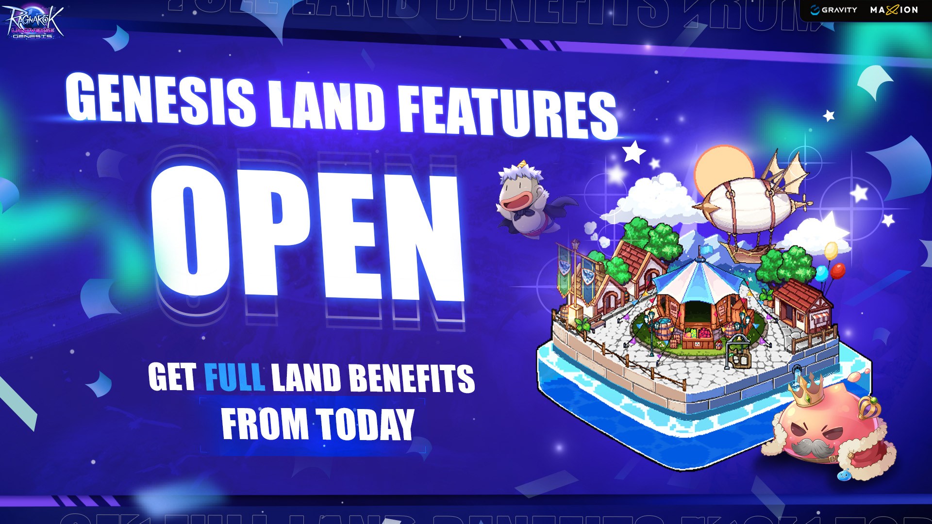 Ragnarok - 🌟 Genesis Land Features Are Now OPEN! 🏡 Unlock full land ...