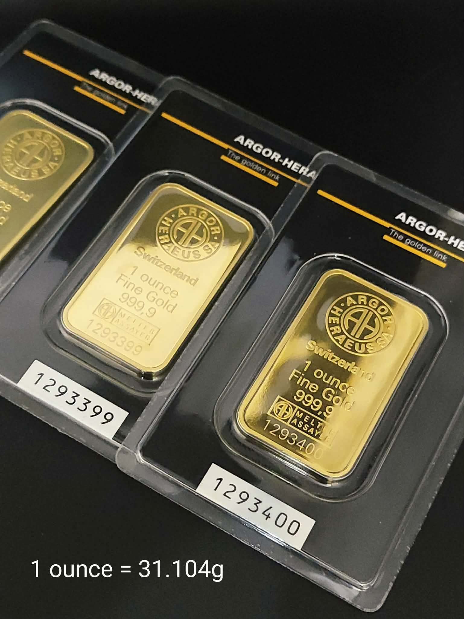 24K ARGOR-HERAEUS GOLD BAR ‼️