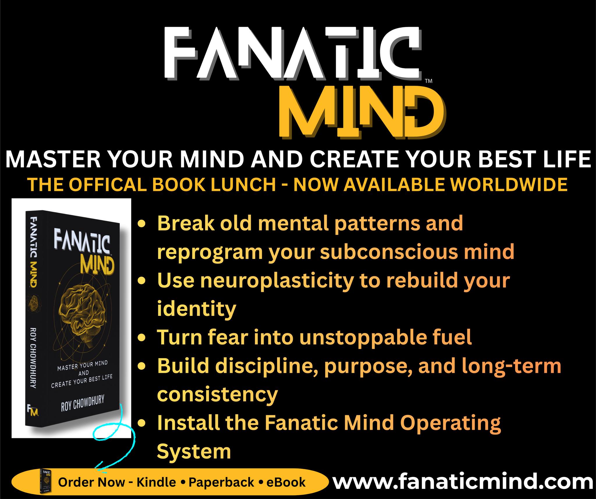 Fanatic - 🚀 It’s Official — My Book Fanatic Mind™ Is Now LIVE! After ...