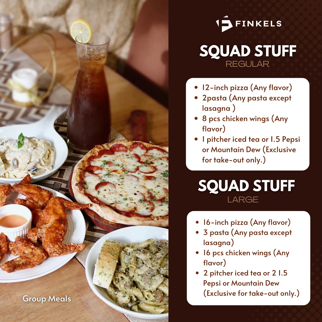 FINKELS - 🍽️ Gather ‘round for some squad-sized feasts at... | Facebook