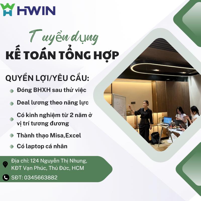 Hwin Tuyển Dụng
