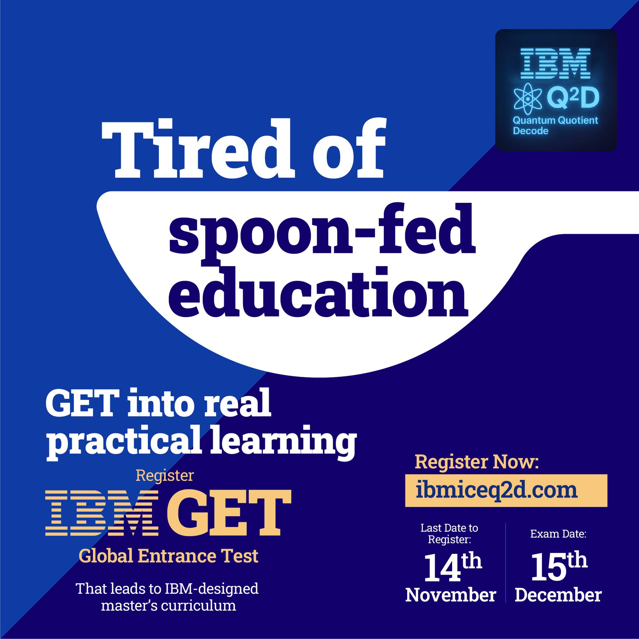 IBM - Tired of spoon-fed learning? 🍽️ Step into a world of real, hands ...