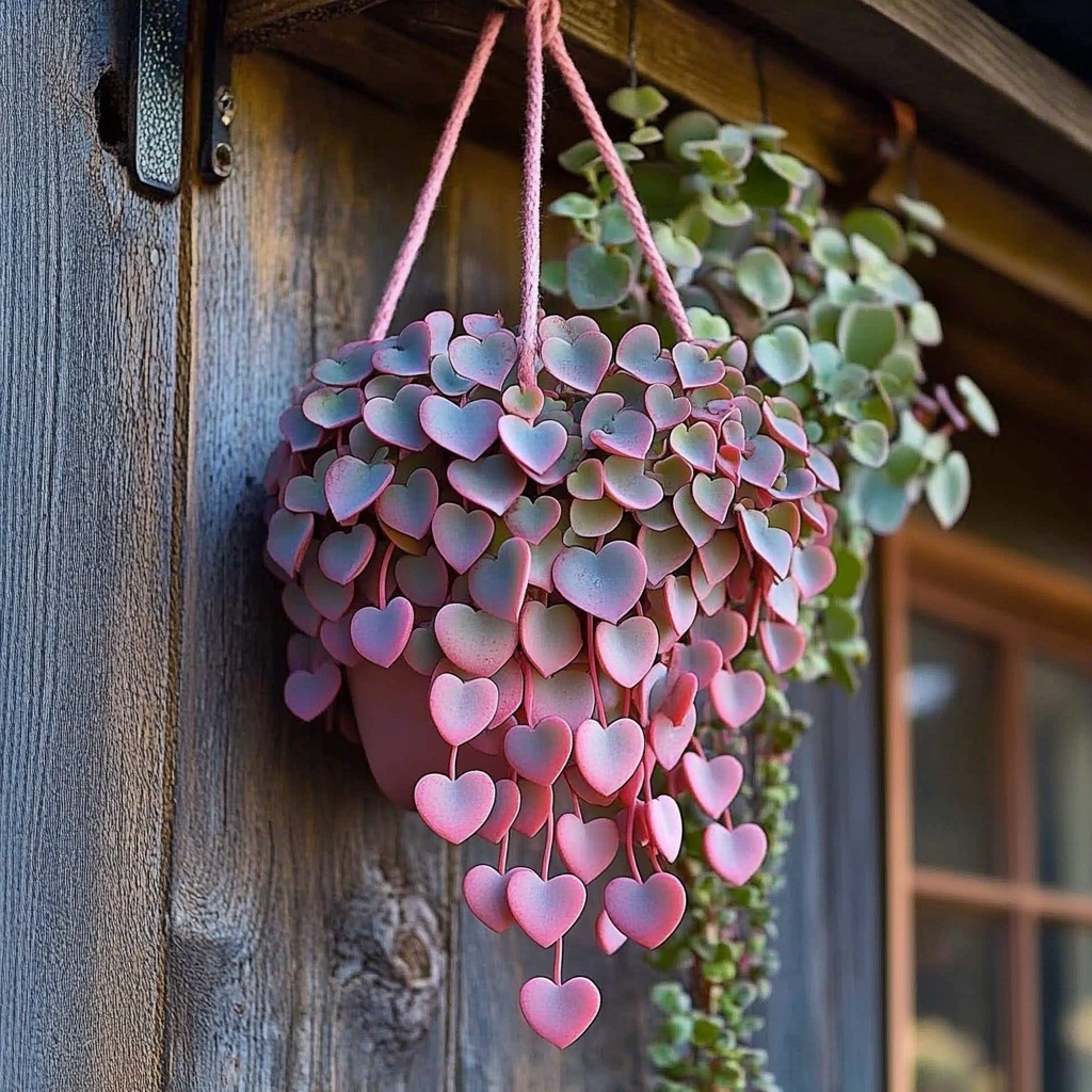 Rare heart-shaped Conophytum luisae succulent