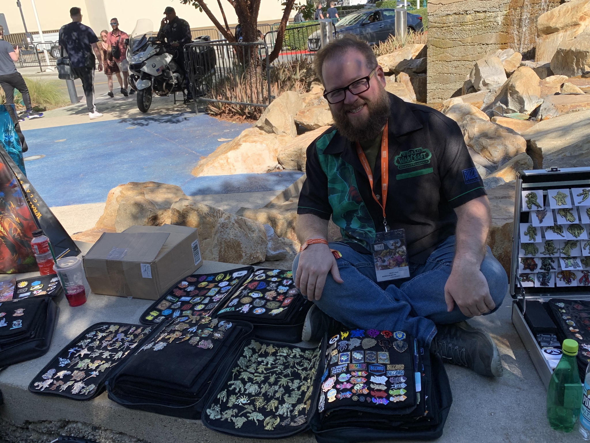 Trading for Xalatath, Stitches, or Dwarven Hunter enamel pins at