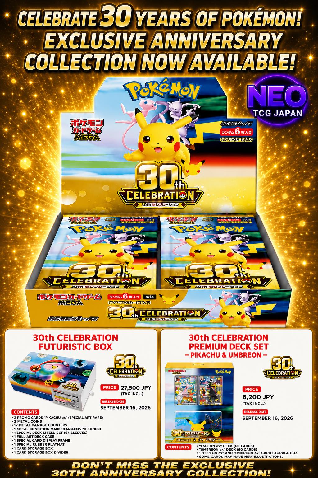 🎴 INTEREST CHECK — JAPANESE 30TH ANNIVERSARY 🇯🇵