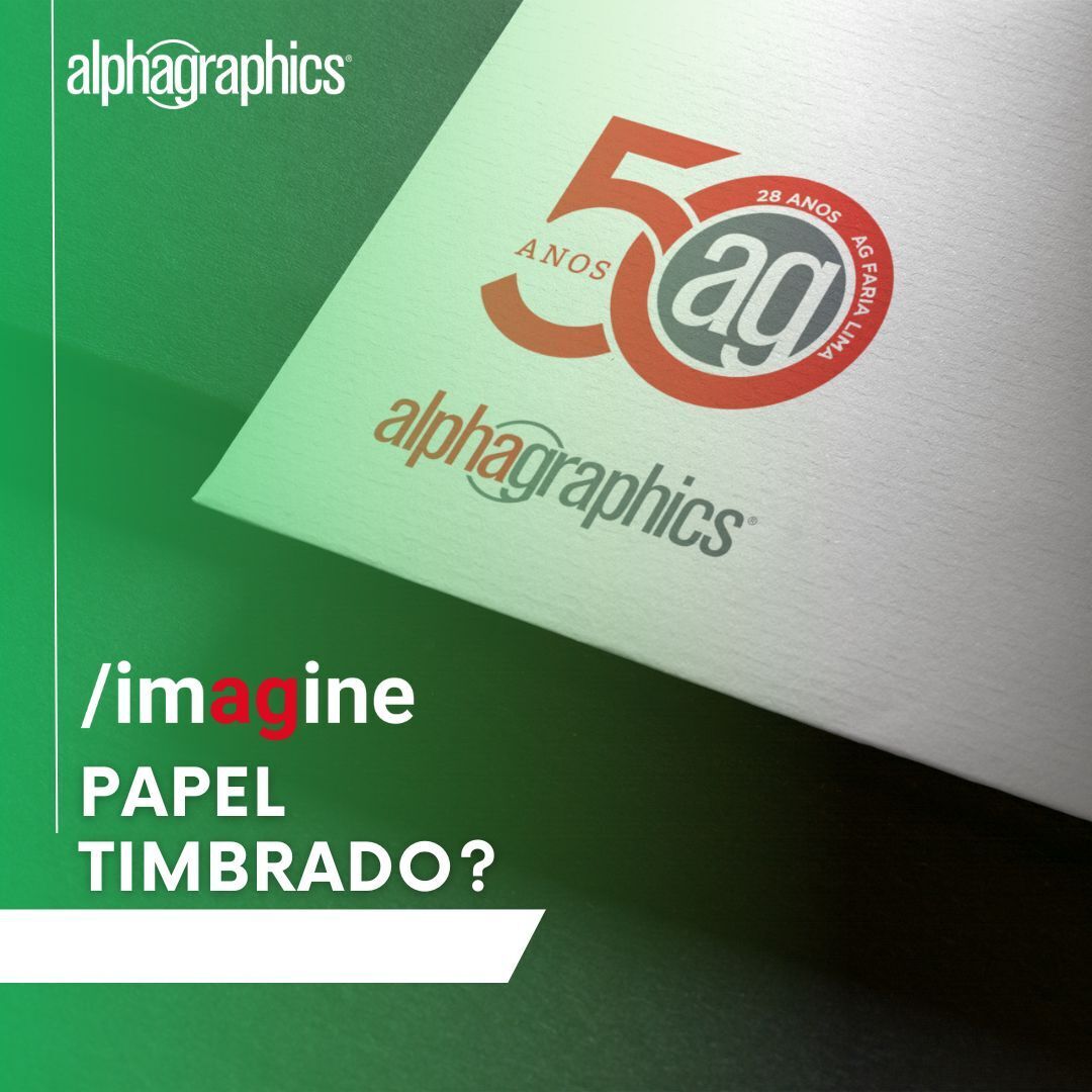 💌 Deixe sua comunicação ganhar... - AlphaGraphics Ipiranga