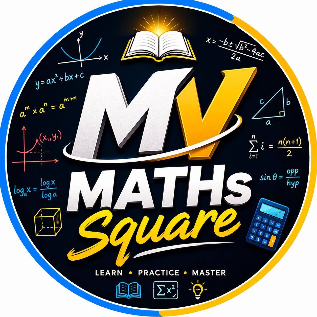 INTRODUCING MV MATHs Square Logo....! #mvmathssquare #viralmaths # ...