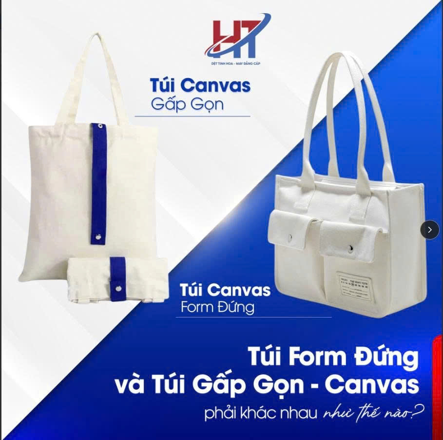Công - Túi form đứng vs túi gấp gọn – canvas phải khác nhau thế nào ...