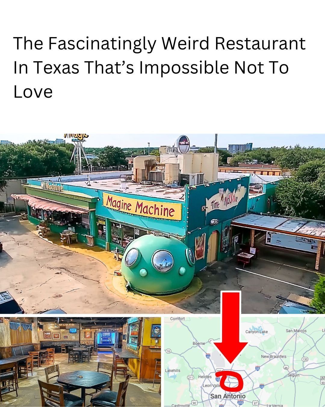 Texas - This weird little restaurant is impossible not to absolutely ...