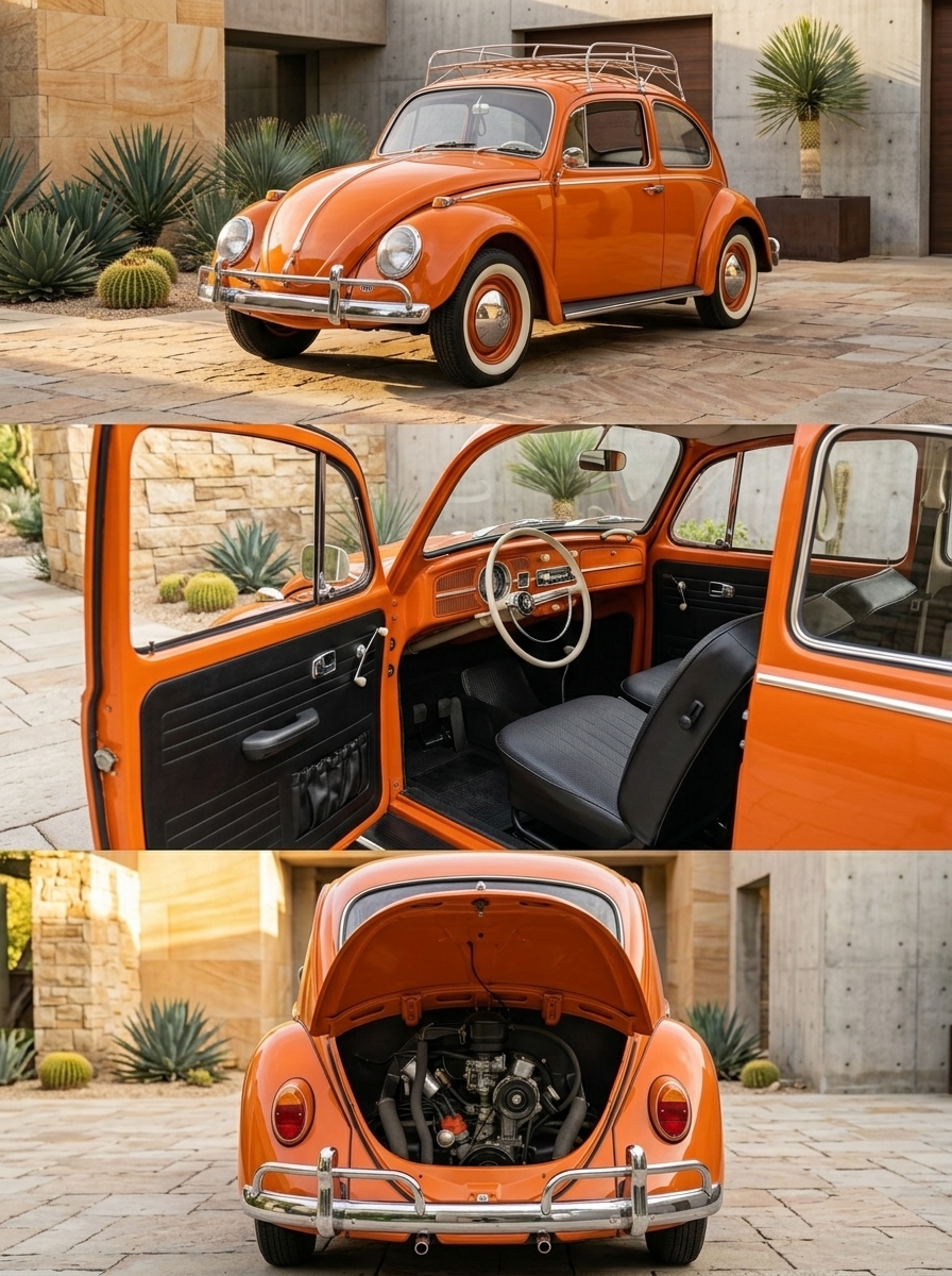 Bandai 1/20 VW Beetle Fire Bug kit
