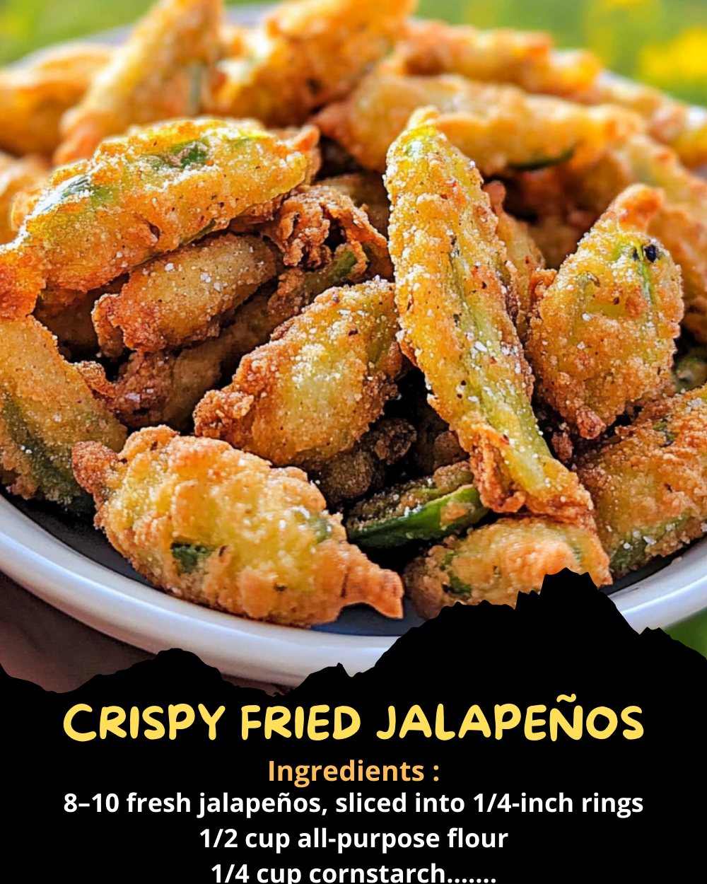 Cooking - Crispy Fried Jalapeños 🌶️ Ingredients: Must express something ...