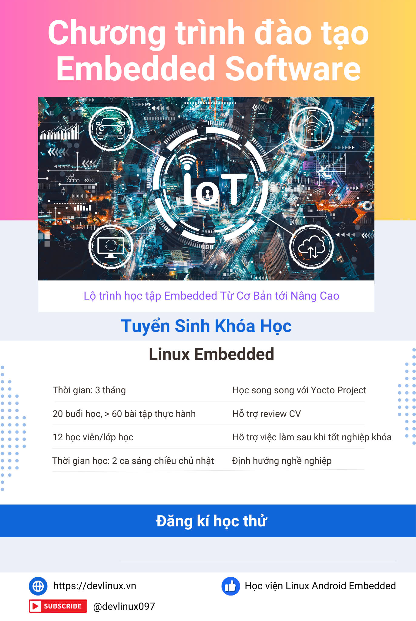 Devlinux - 🔥 TUYỂN SINH KHÓA HỌC LINUX AUTOMOTIVE – KHAI...