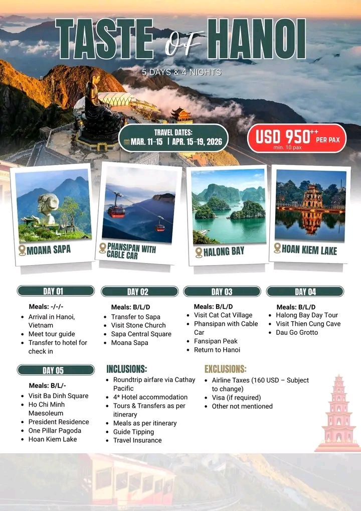 VIETNAM DREAM TRIP: $950++ ALL-IN! 🤩 Sobrang sulit for a 5D4N