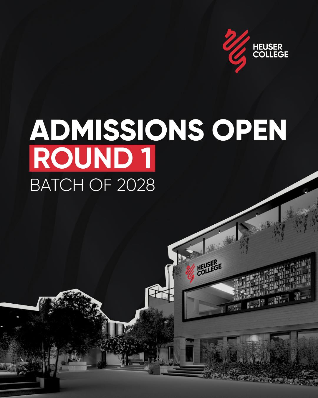 Heuser College - Round 1 Admissions Open | Class of 2028... | Facebook